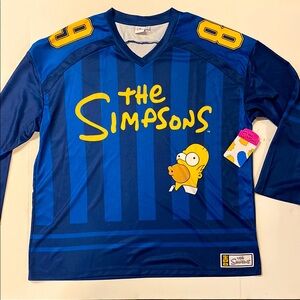 The Simpson Mens SZ Large Hockey Jersey New Long Sleeve Shirt (e)